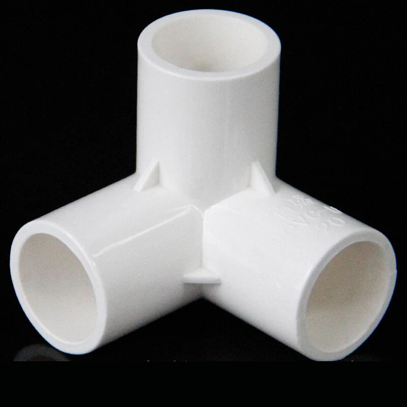 White PVC Metric Plumbing Fittings Pipe For Aquarium Fish Tank Pond Solvent Weld