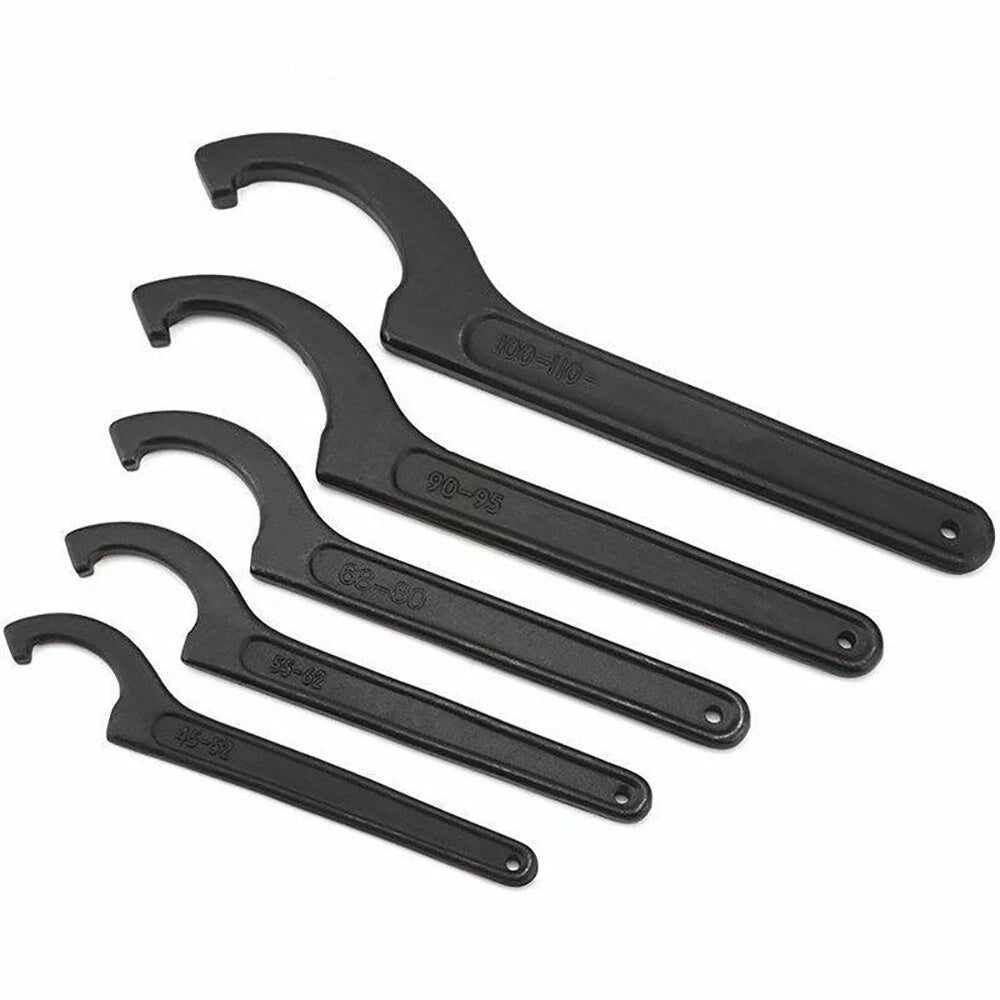 Garage Workshop Tools Shock Absorber Pre-Load Black C Spanner Wrench Hook Adjust