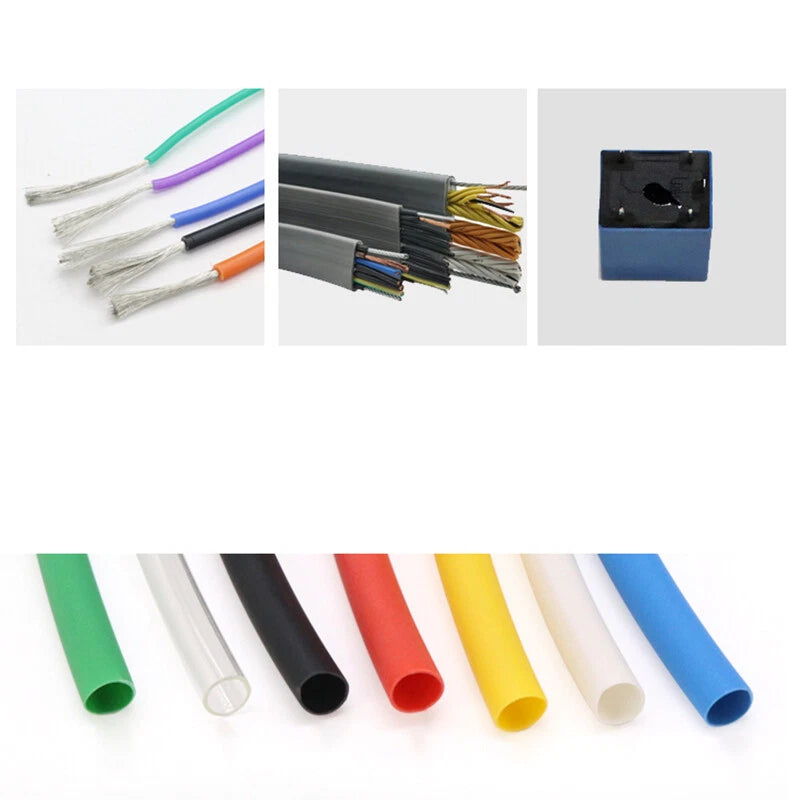 3:1 Dual Wall Heat Shrink Tubing with Adhesive Lining — Waterproof Wire Insulation Sleeve
