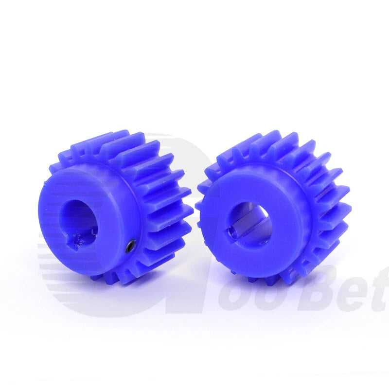 Module 2 3 Precision Spur Gear 12 - 30 Tooth Pinion with Step Keyway Bore Nylon