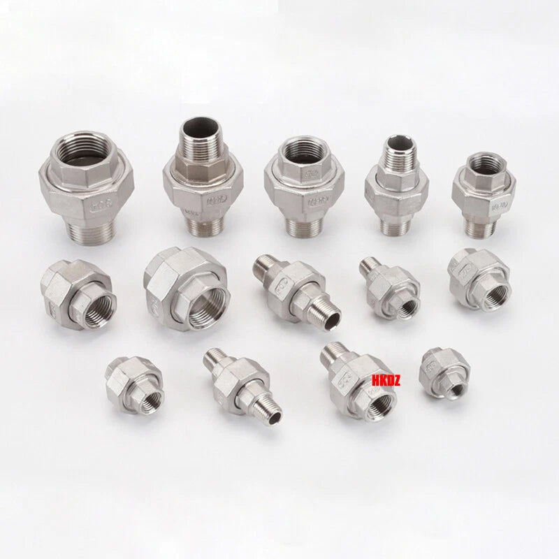 BSP Reducing Fittings 304 Stainless Steel Male Female Adaptor Straight Nipples