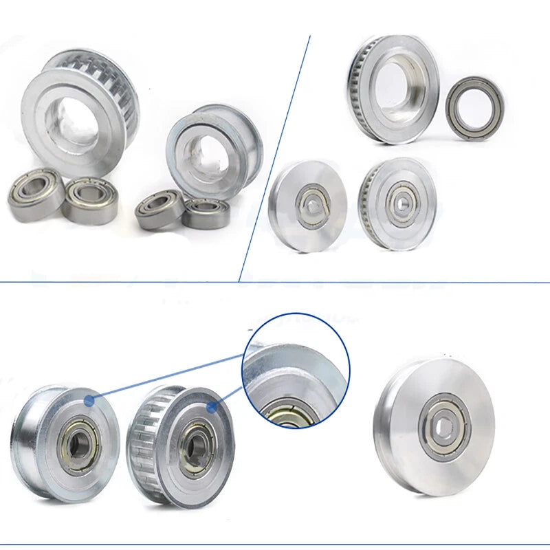 XL Idler Timing Pulley Double Side Bearing Timing Belt For Width 11mm - 16mm