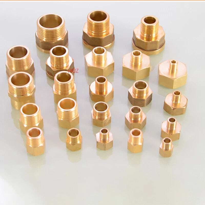 1 8" BSP Brass Reducing Fittings Female To Male Thread Connector Adaptor Coupler
