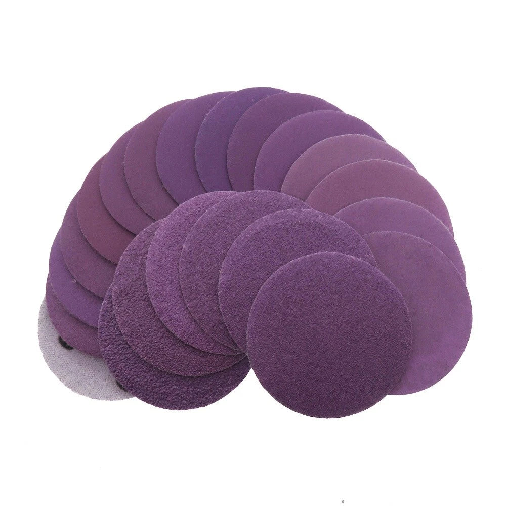 4 Inch 100mm Wet and Dry Sanding Discs Sandpaper Hook and Loop Pads 60-10000Grit