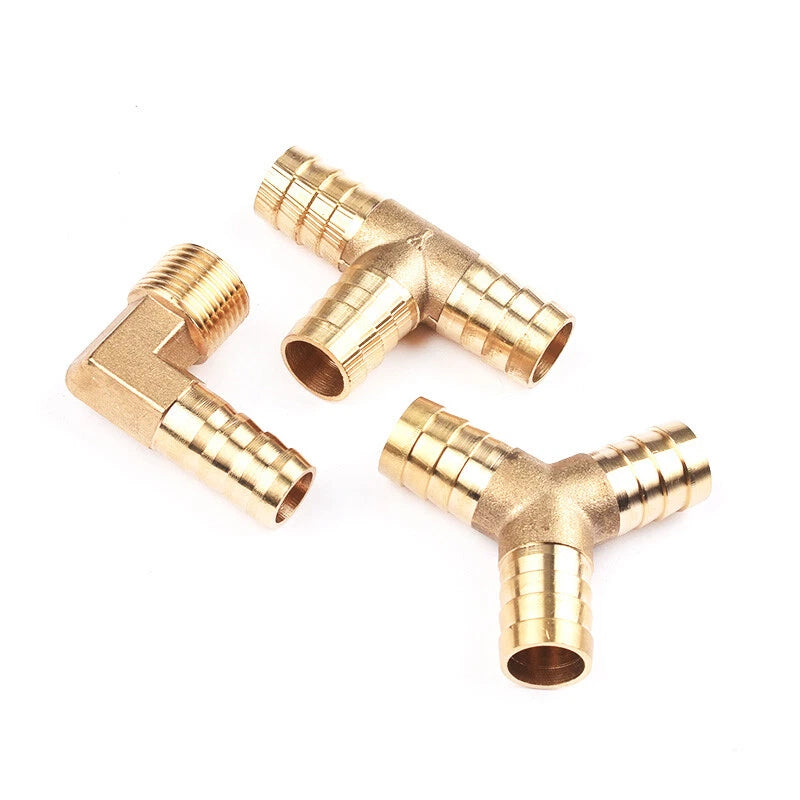 BSP Hose Barb Fittings — Y-Piece, T-Piece, Straight & Elbow Connectors
