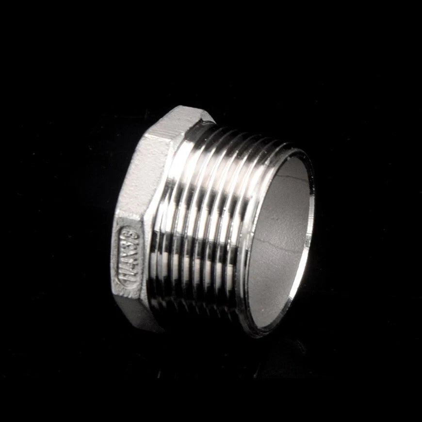 BSP Male to Female Reducing Bush Stainless Steel Pipe Fitting Adapter