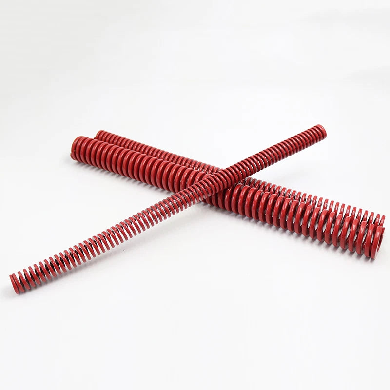 Red-Medium Duty Load Compression Spring Die Springs O.D:8-22mm Length:20-175mm