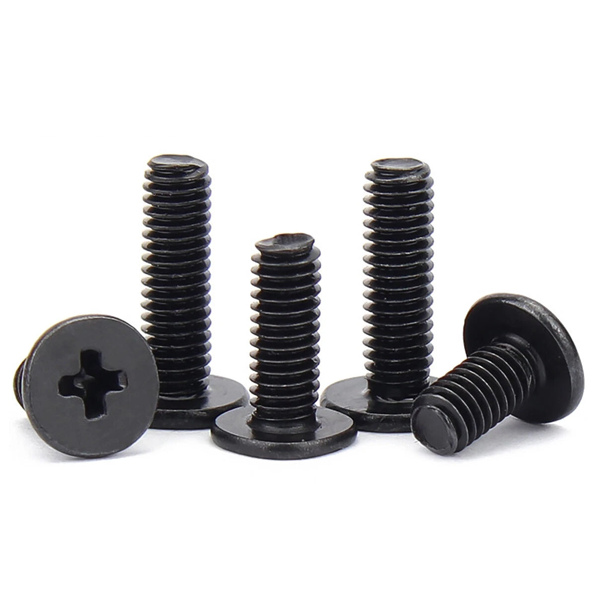 Phillips Low Wafer Head Machine Screws M2-M4 – Nickel or Black Zinc Plated for Laptop & Computer Repair