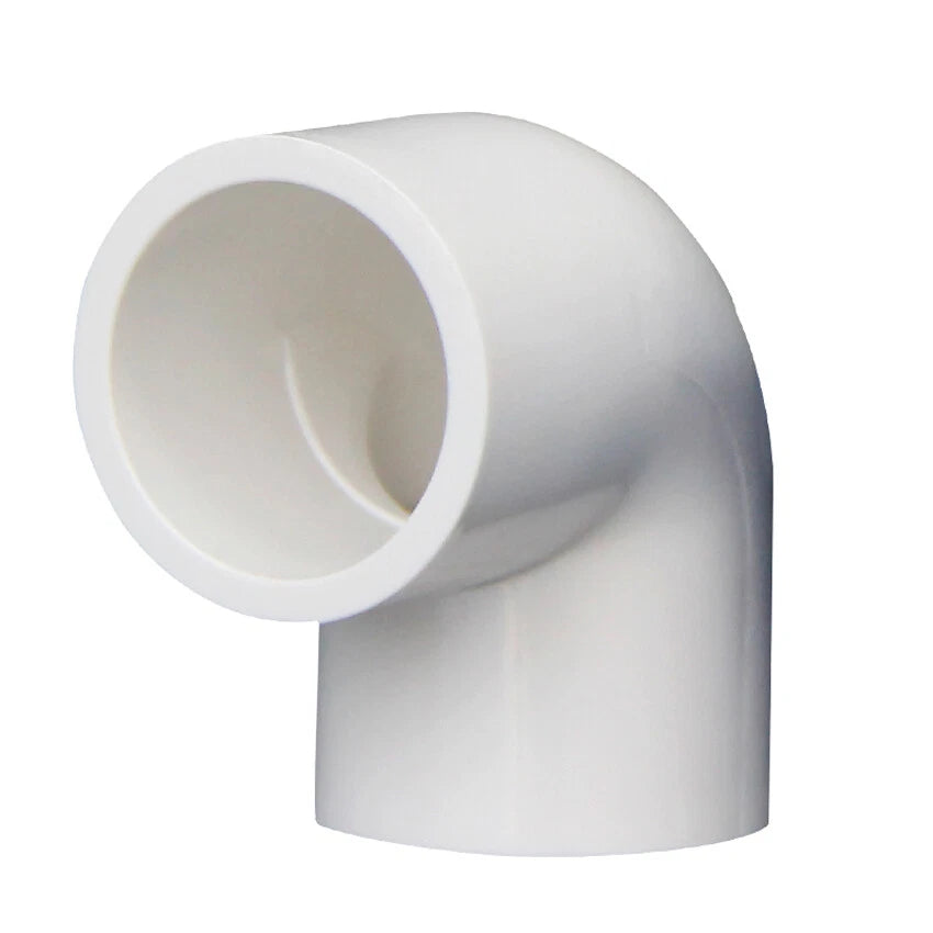 PVC 16mm-200mm ID Equal Water Supply Pipe Elbow Fittings Adapter Connector