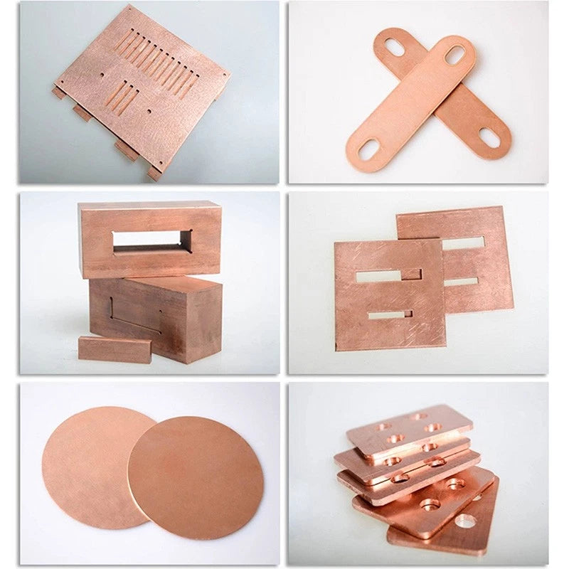 T2 Pure Copper Strip Metal Sheet Foil Plate Models Making Coil 5mm-120mm Width