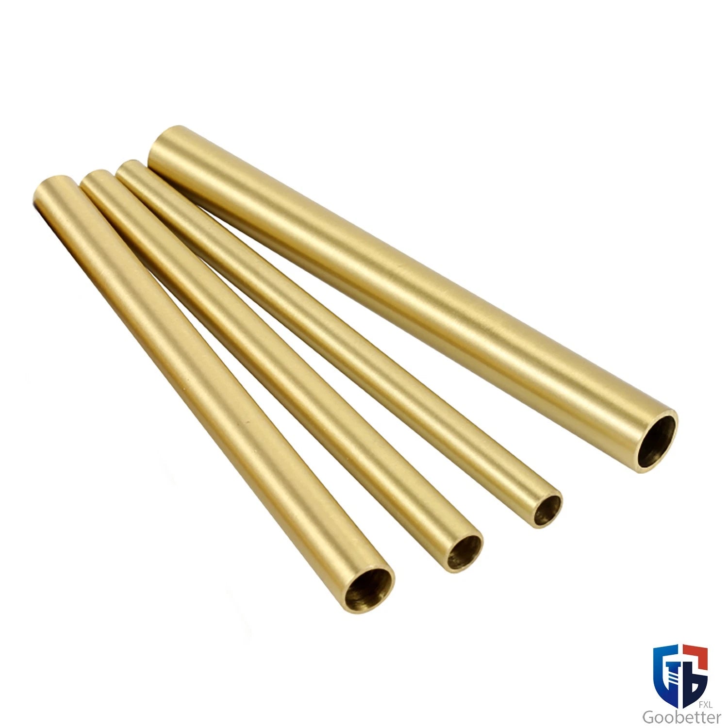 H62 Brass Round Tube | OD 2–80mm × 200mm | Hollow Brass Pipe Multiple Sizes