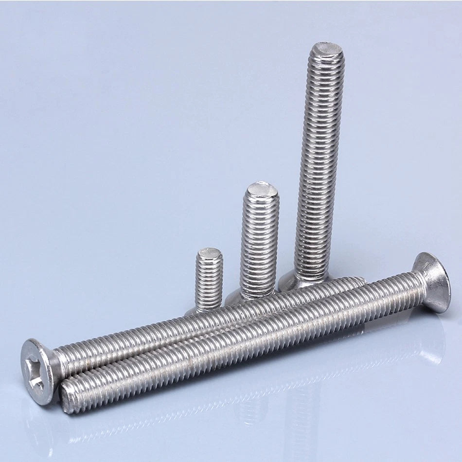 G316 Marine Grade Stainless Steel Phillips Flat Head Countersunk Machine Screws M3 M4 M5 M6