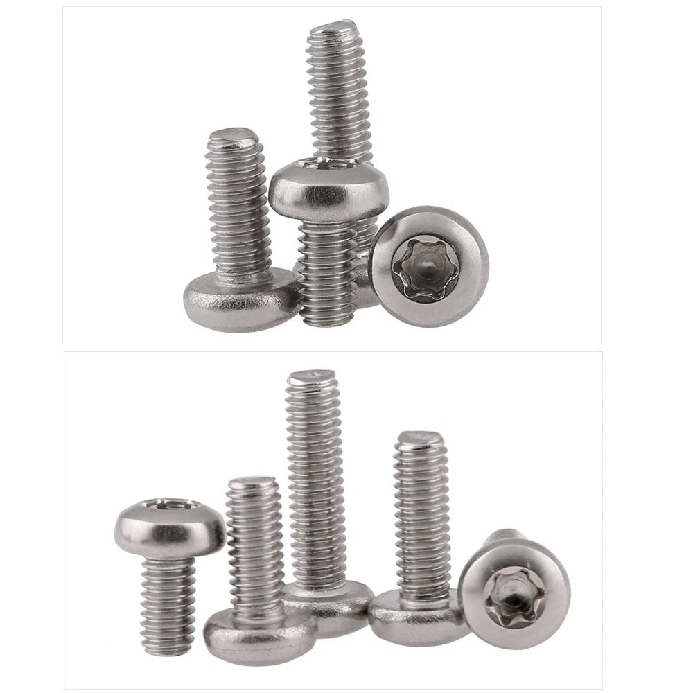 Torx Pan Head Machine Screws A2 Stainless Steel — M2 M2.5 M3 M4, 4mm–20mm - HomeDIYer