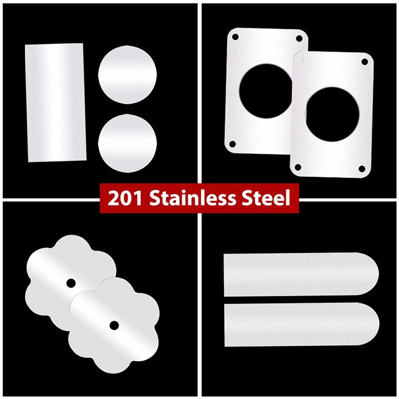201 Stainless Steel Mirror Polished Sheet Shiny Metal Plate Thick 0.1mm to 5mm