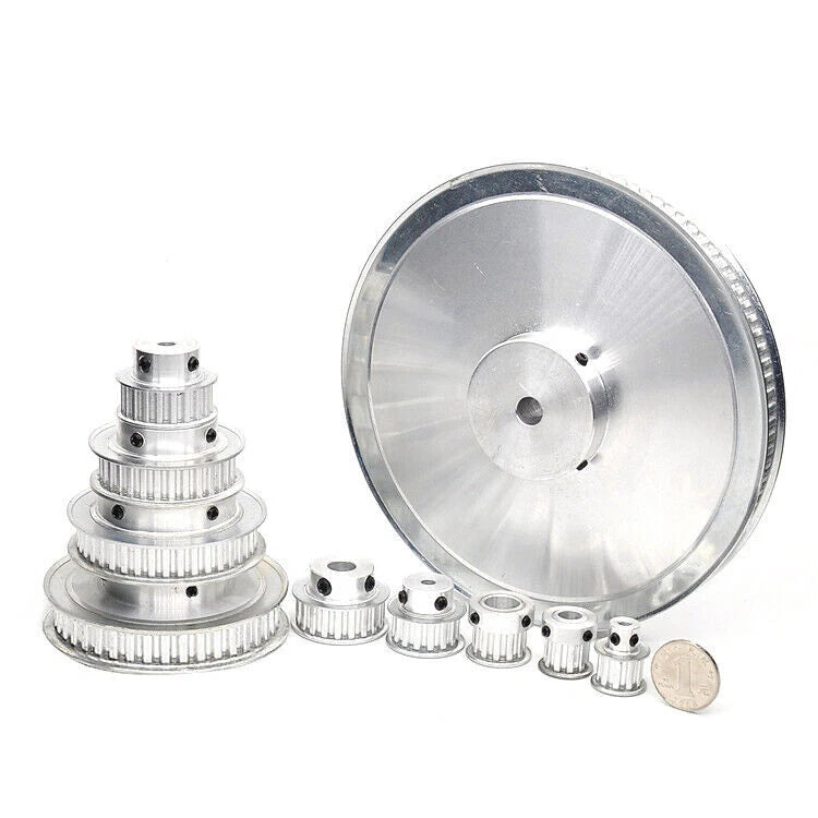 S2M 6mm 10mm Timing Belt Pulleys 16-60 Teeth Synchronous Wheel 4-14mm Bore