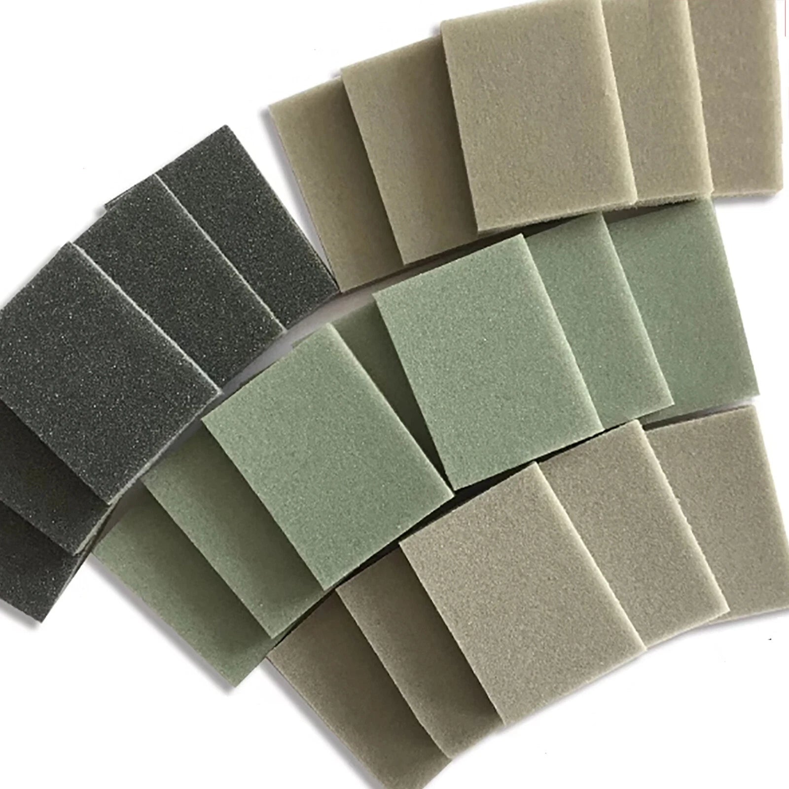 30x40mm Sanding Sponge Block Pads 300-3000 Grit Dry Wet Hand Foam Sandpaper Soft