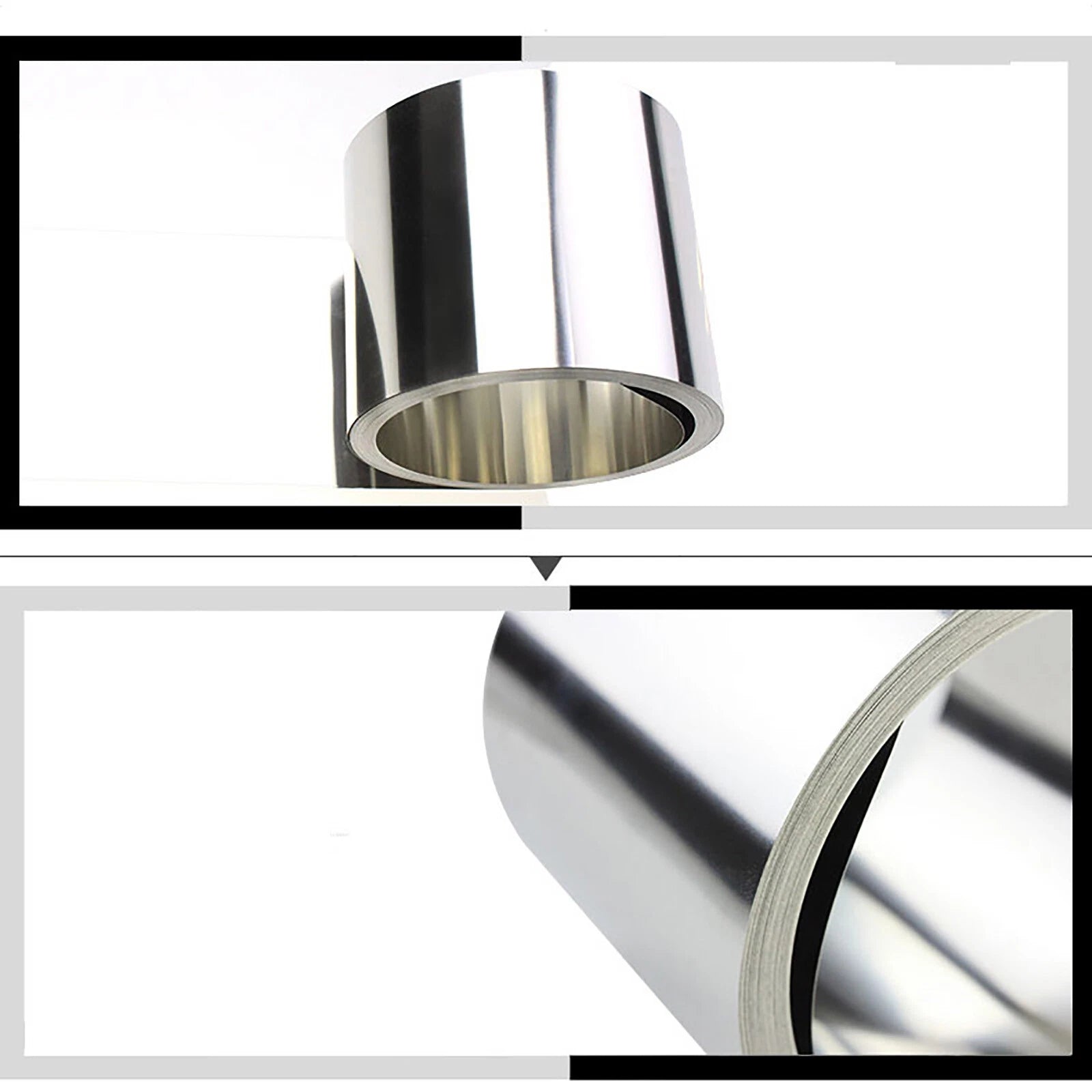 304 Stainless Steel Sheet Plate — Precision Shim Stock 0.01mm–2.5mm Thick | 100×100mm