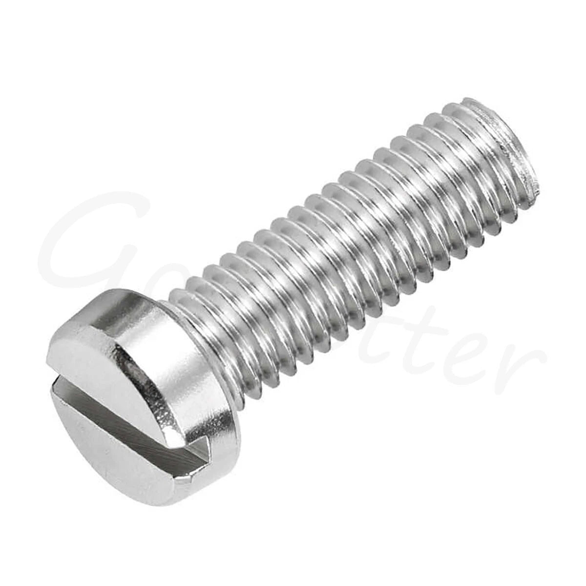M1.6 M2 M2.5 Slotted Cheese Head Machine Screws – DIN 84, 304 Stainless Steel, Fully Threaded - HomeDIYer