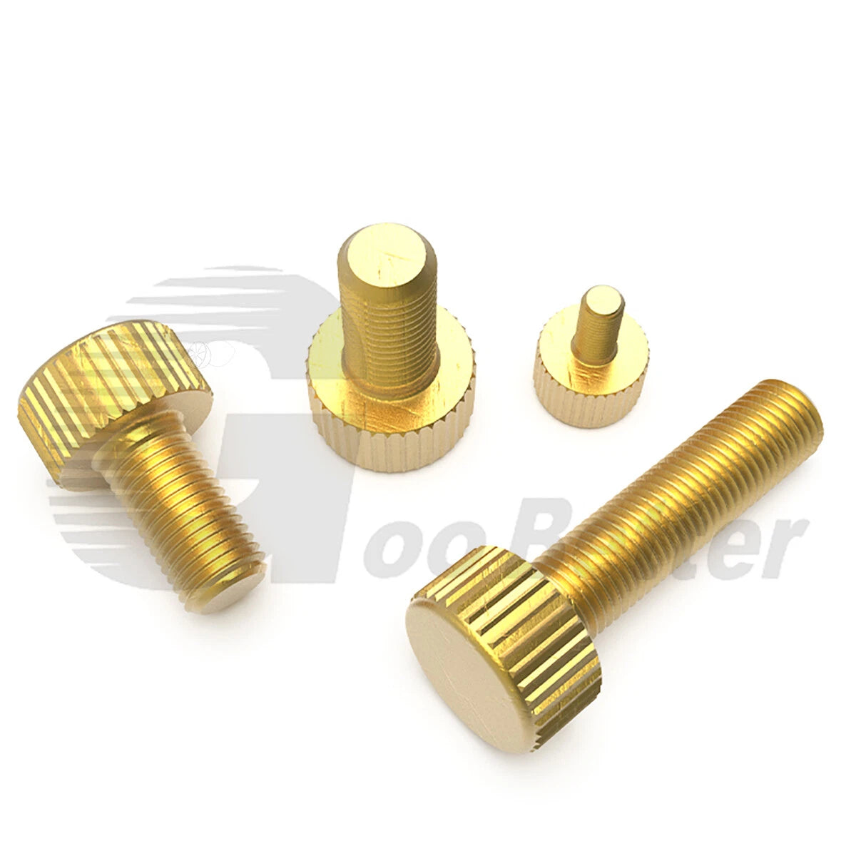 Brass Knurled Thumb Screws M2–M6 | Hand-Tighten Knob Bolts