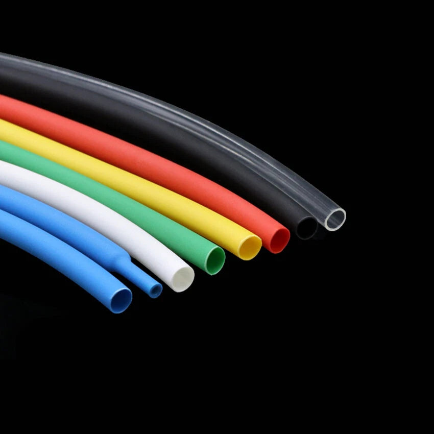 3:1 Heat Shrink Tubing with Adhesive Glue Lining — φ1.6mm to φ65mm, 8 Colors