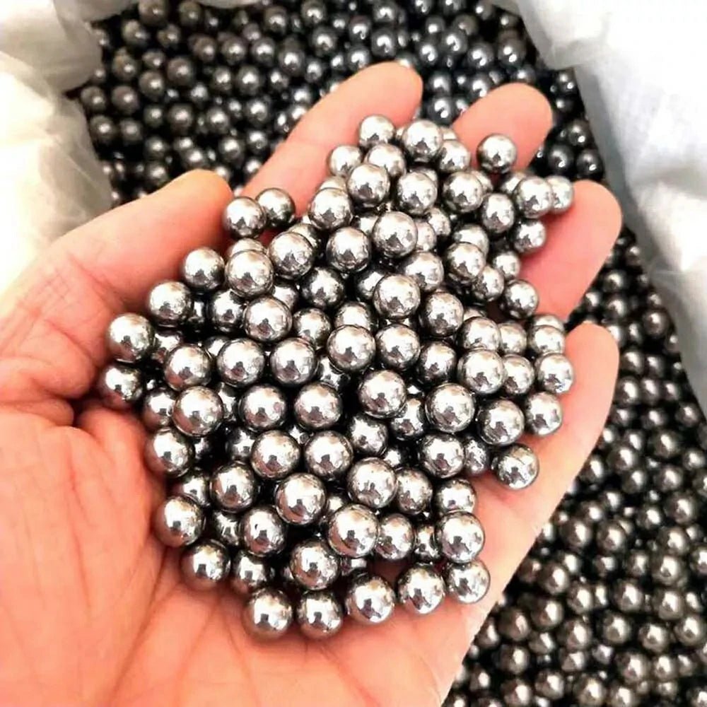 100Pcs Carbon Steel Balls High Precision Solid Bearing Beads Smooth Ball Dia 1 - 20mm - HomeDIYer