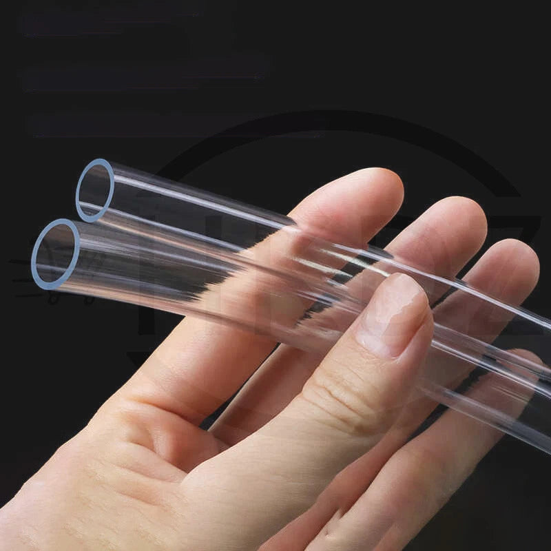 Clear PVC Hose Pipe Tube – Flexible Plastic Tubing for Water, Air, Pond & Aquarium