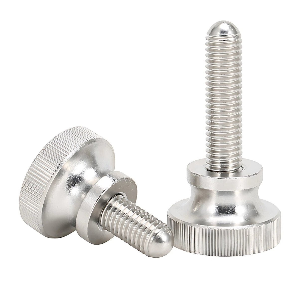 A2 Stainless Steel Knurled Thumb Screws – M2 to M10, Hand Turn Knob Bolts, 4 - 60mm Lengths - HomeDIYer
