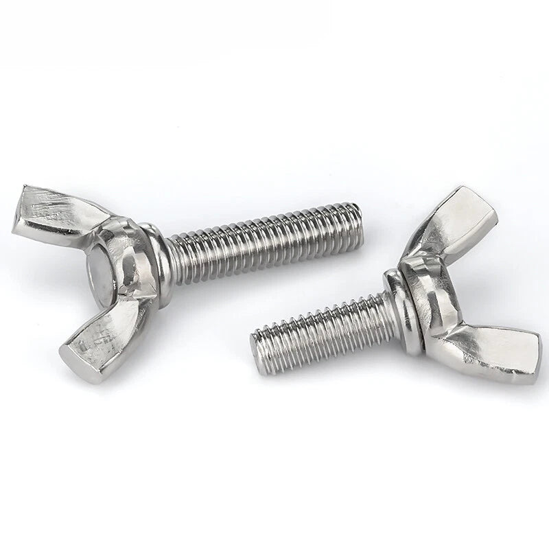 Steel Butterfly Wing Screw Bolt Thumb Screws Bolts Metric M3 M4 M5 M6 M8 M10 M12