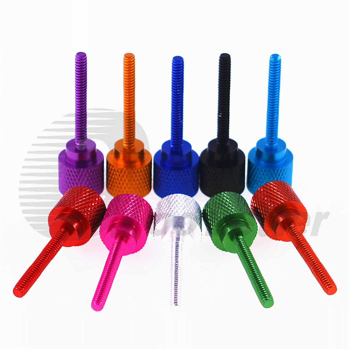M3 M4 Aluminum Knurled Thumb Screws with/without Spring Buffer — Shock Absorber Bolts