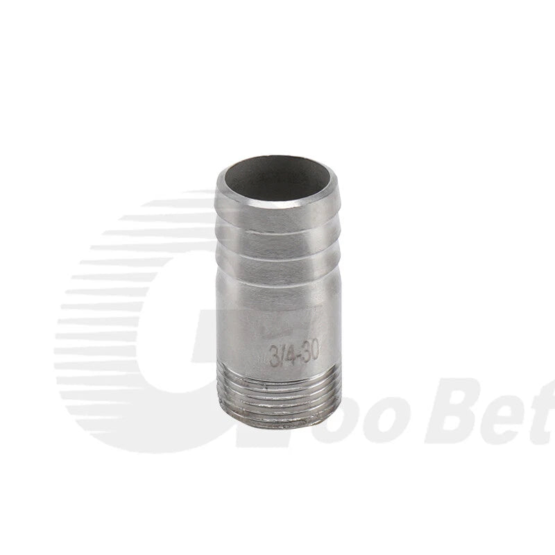 Stainless Steel Hosetail Barbed Hose Connector — BSP Male Thread (DN8 to DN100)