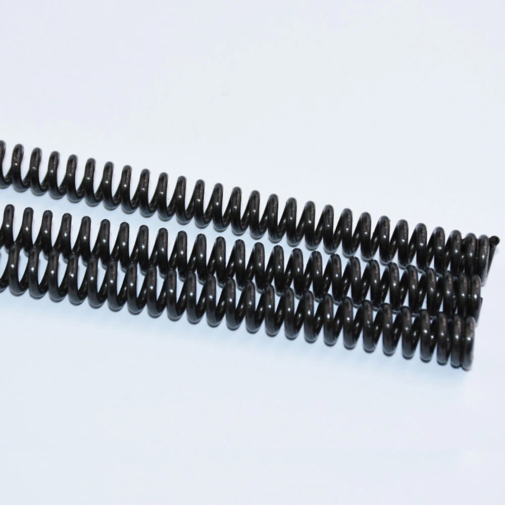 Black Compression Spring 1.5-4mm Wire Diameter Pressure Spring 110-400mm Length