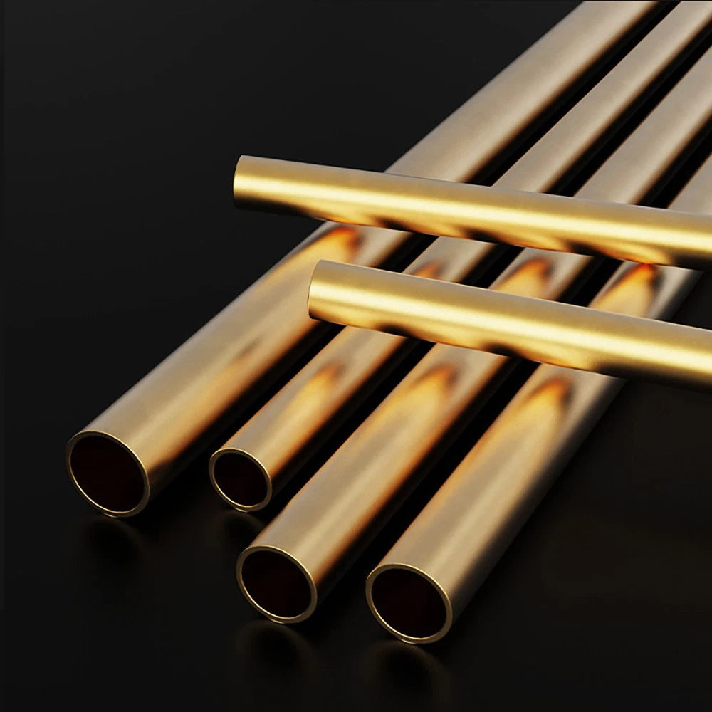 Seamless Brass Round Tube – Thick Wall, OD 13–35mm × 500mm