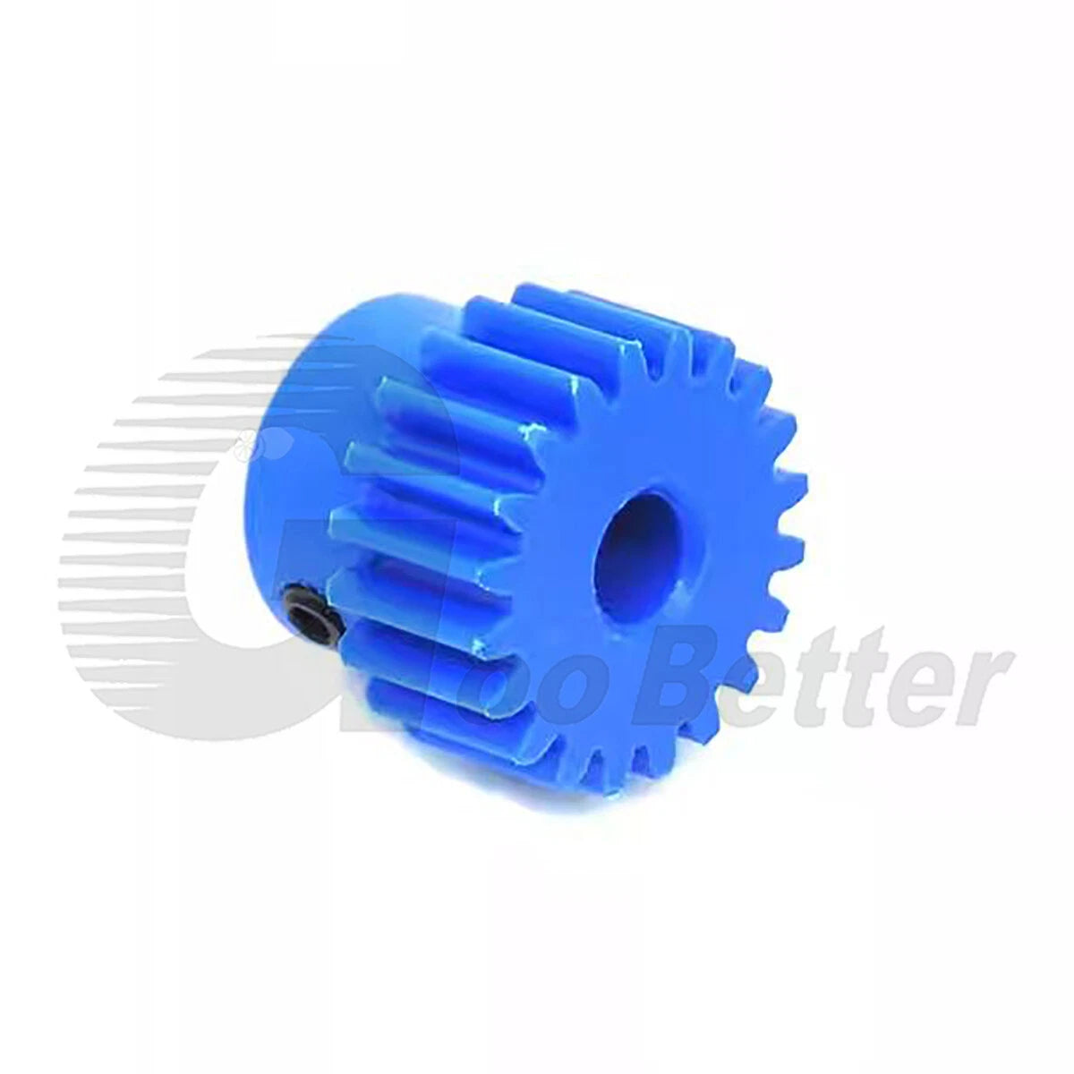 1 Mod 34 Teeth Blue Nylon Spur Gear Bore 8mm-17mm Pinion Plastic Gear with Step