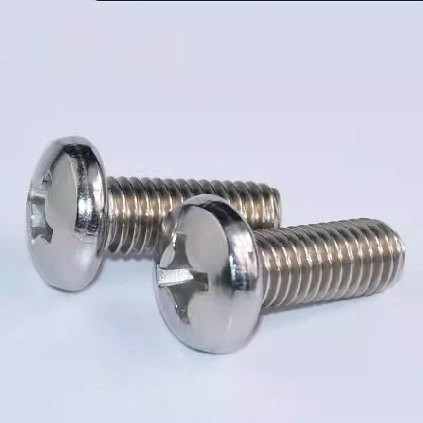 UNC 2#-56 4#-40 6#-32 8#-32 Phillips Pan Head Machine Screws A2 Stainless Steel