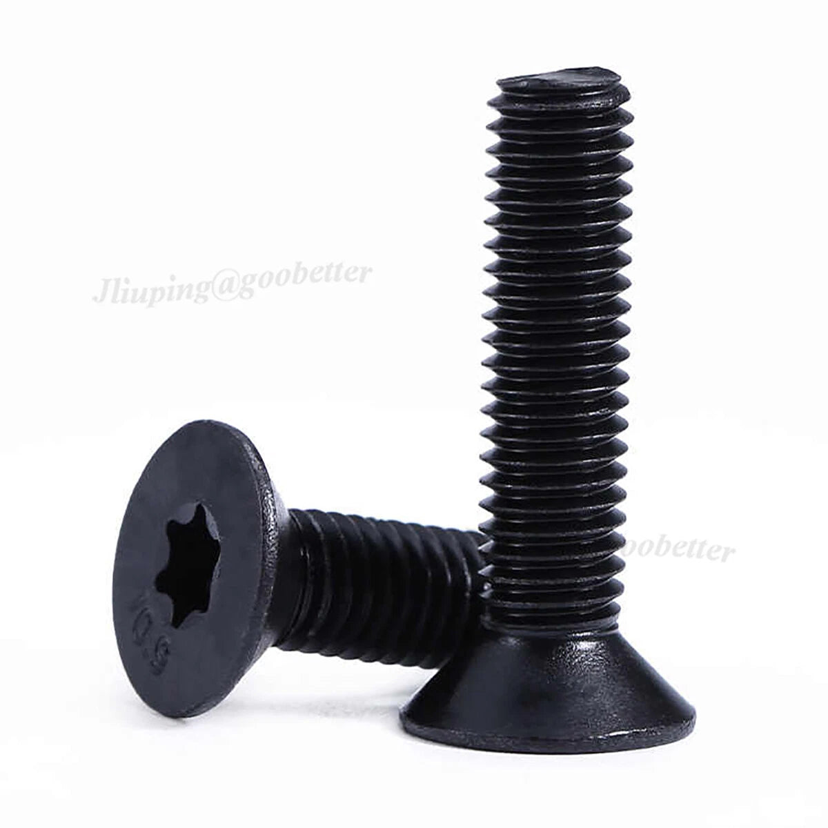 Torx Countersunk Machine Screws Grade 10.9 Black — M3 M4 M5 M6 M8 M10 CSK Six-Lobe