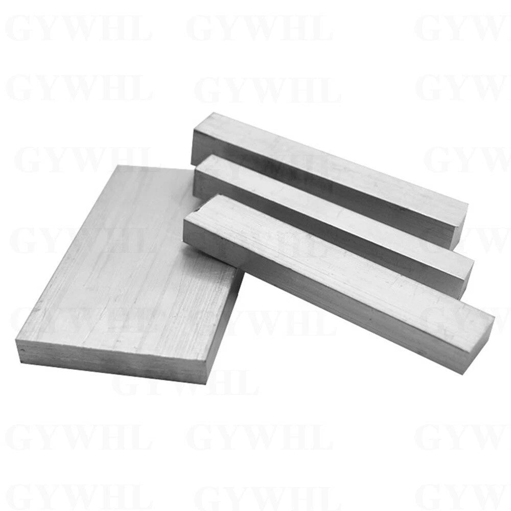 Stainless Steel Flat Bar Strips — Metal Sheet Bars for Crafts, Models & Repairs