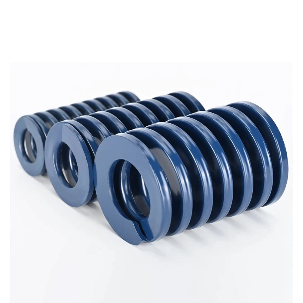 Spiral Stamping Light Load Compression Mould Spring 15-300mm Long Blue 8-40mm OD