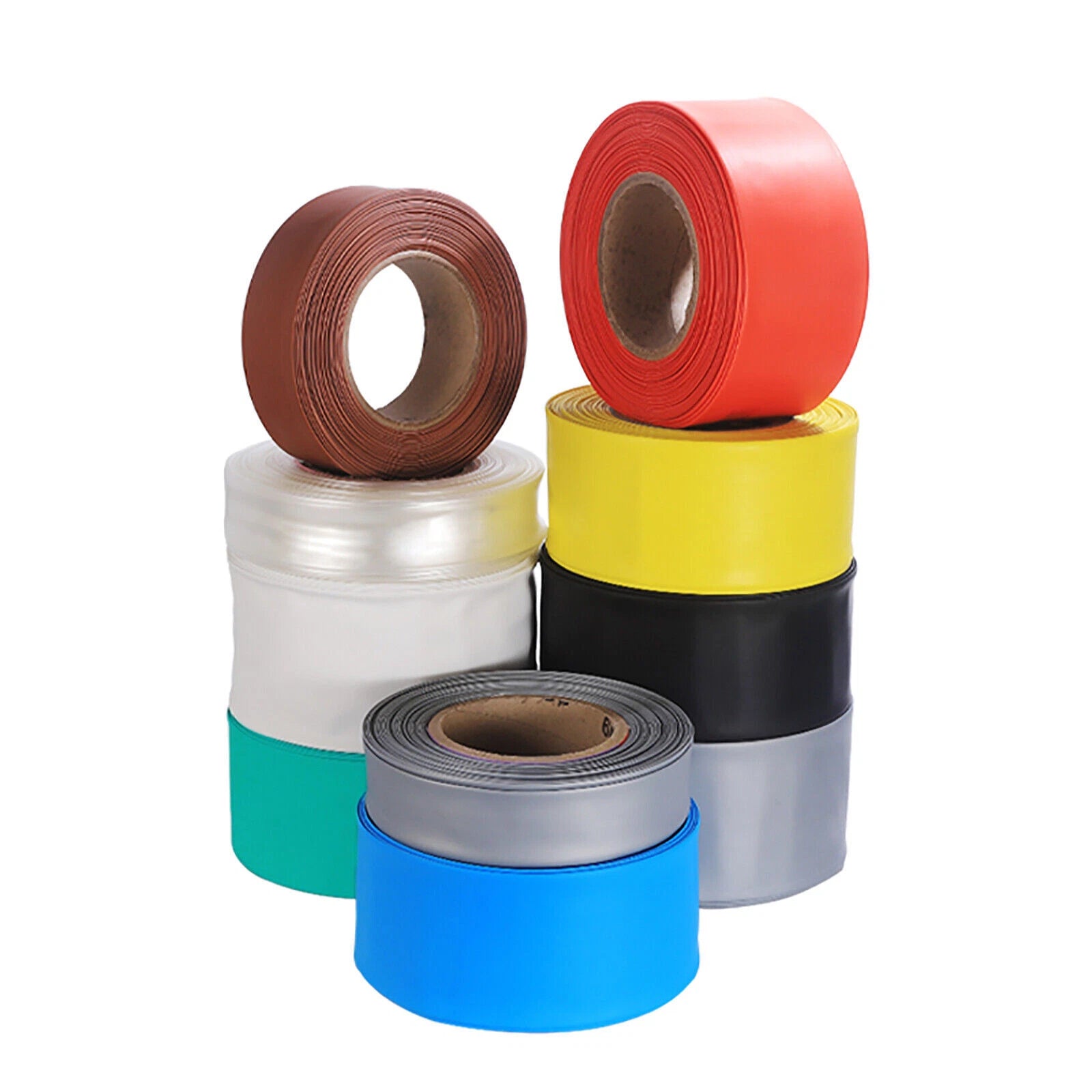 Heat Shrink Tubing 2:1 Ratio — φ25mm to φ210mm, Multiple Colors & Lengths