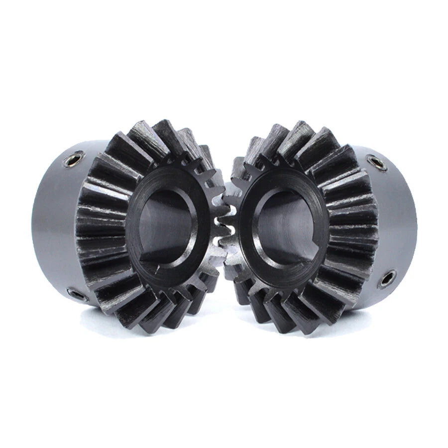 2 2.5 3 4 Mod 20T/30T Bevel Gear Standard Bore With Keyway 45# Steel 1:1 Ratio