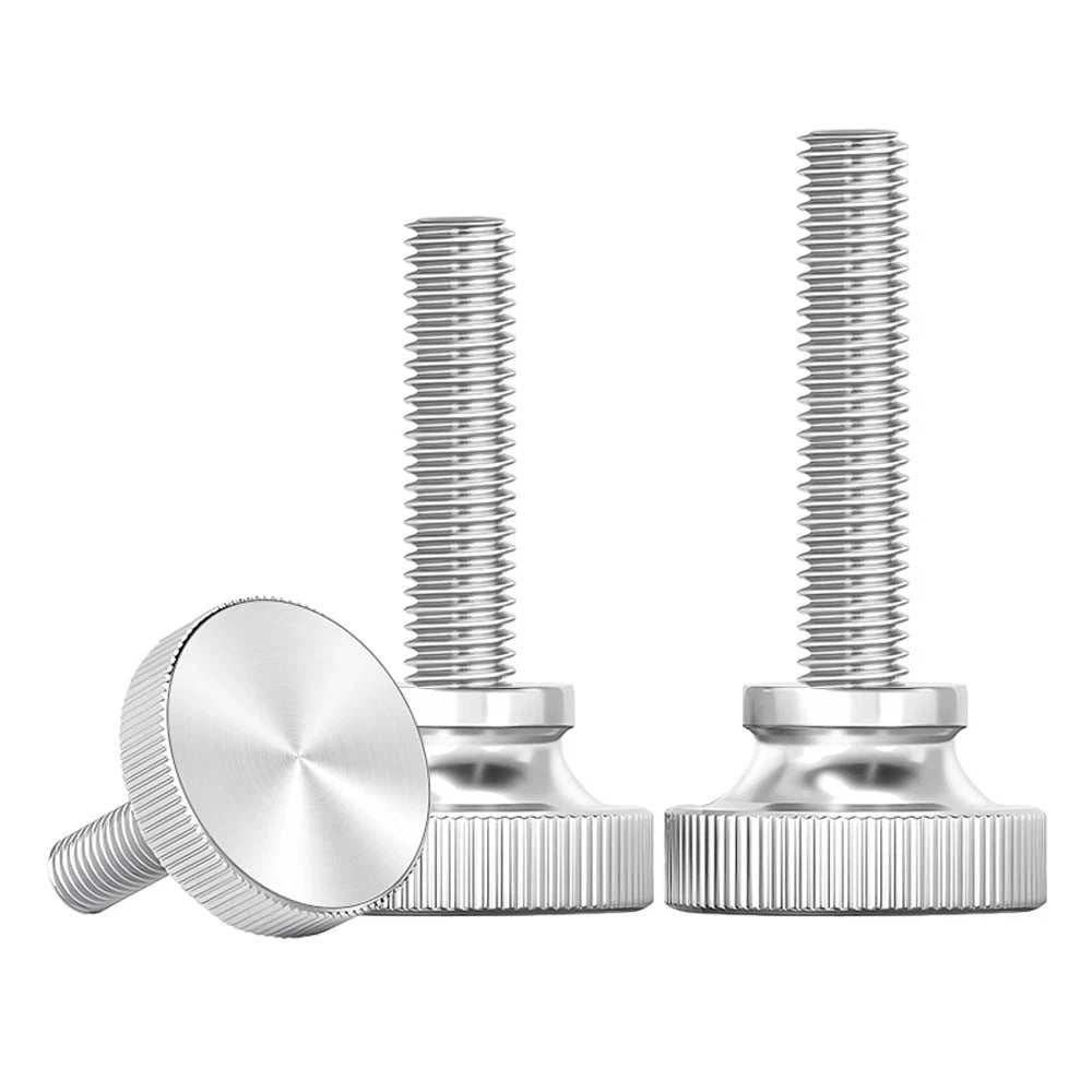 Knurled Thumb Screws A2 Stainless Steel — Hand Tighten Bolts M2 to M12