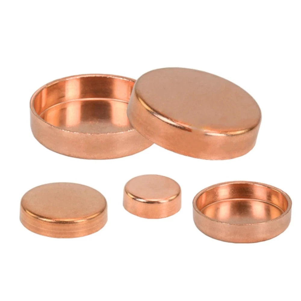 End Feed Stop End Fittings for Copper Pipe — 6.35mm to 159mm ID