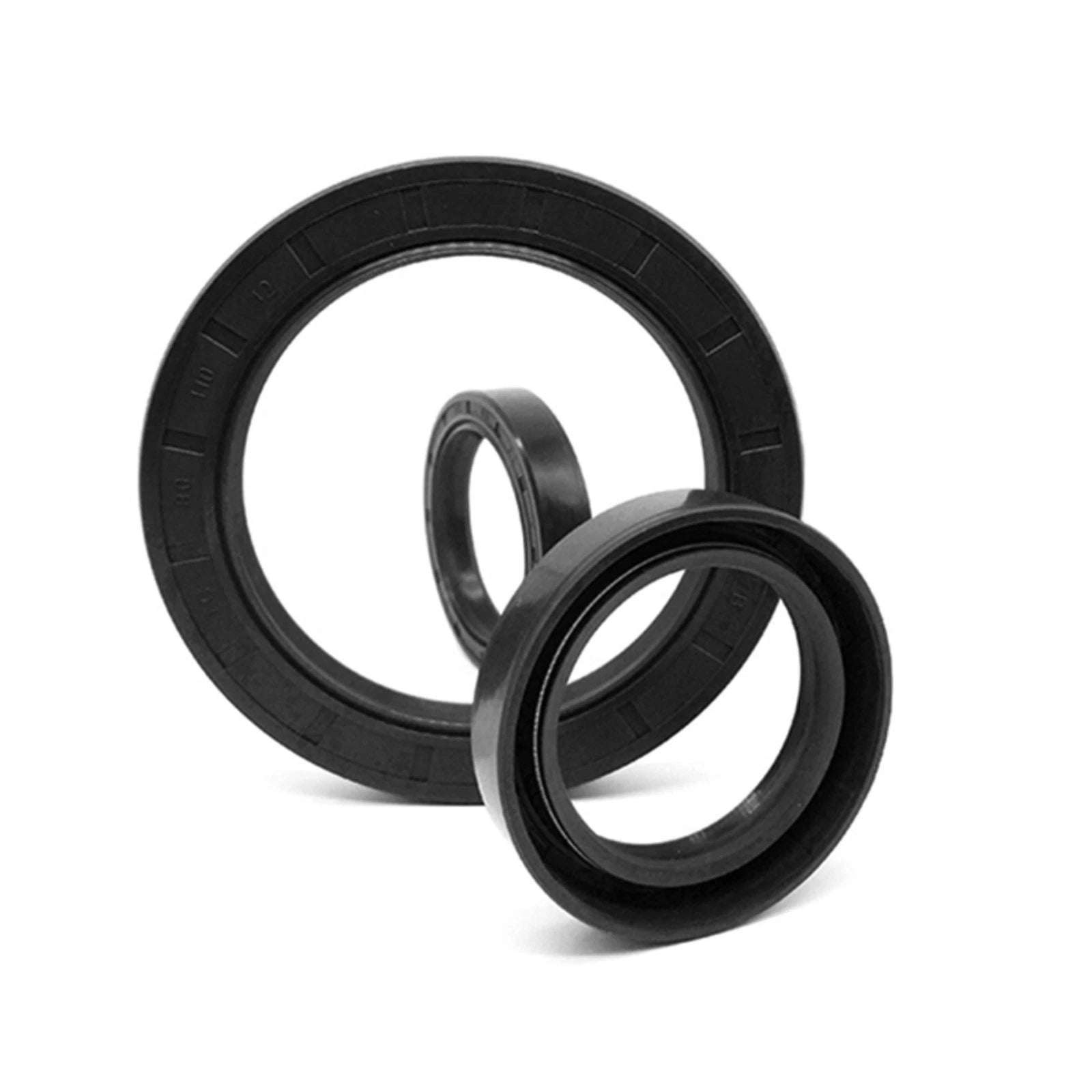 TC Double-Lipped NBR Oil Seal — 38mm ID, Nitrile Rotary Shaft Seal, Multiple OD & Heights