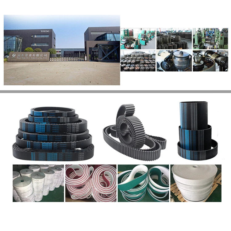 HTD 5M Timing Belt — Closed Loop Rubber Drive Belt, 10mm & 15mm Width