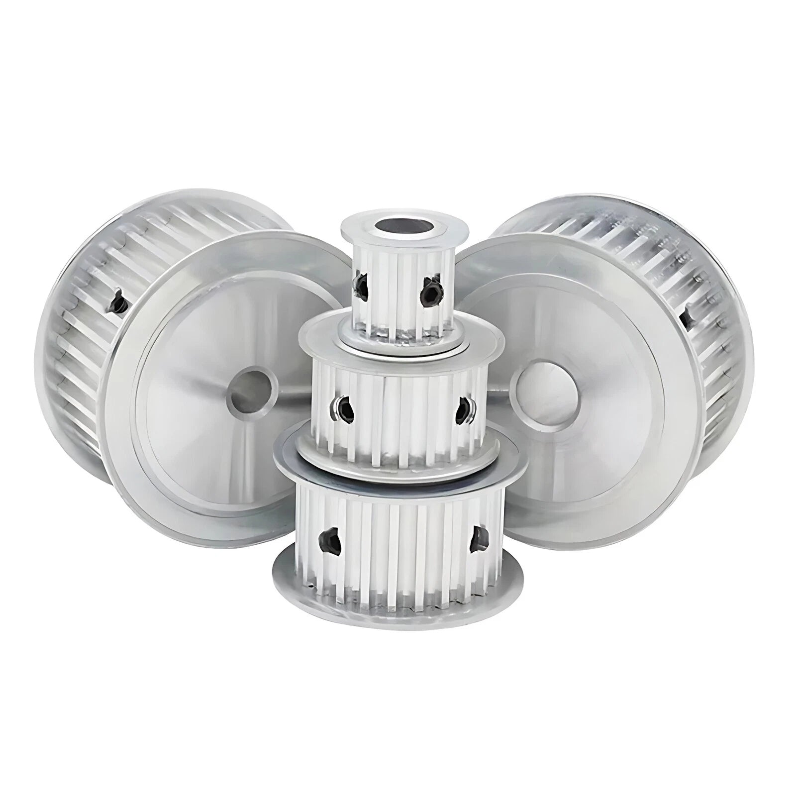 5M 10-100T Timing Belt Pulley Gear Wheel Sprocket 5-25mm Bore For 20mm Beltwidth