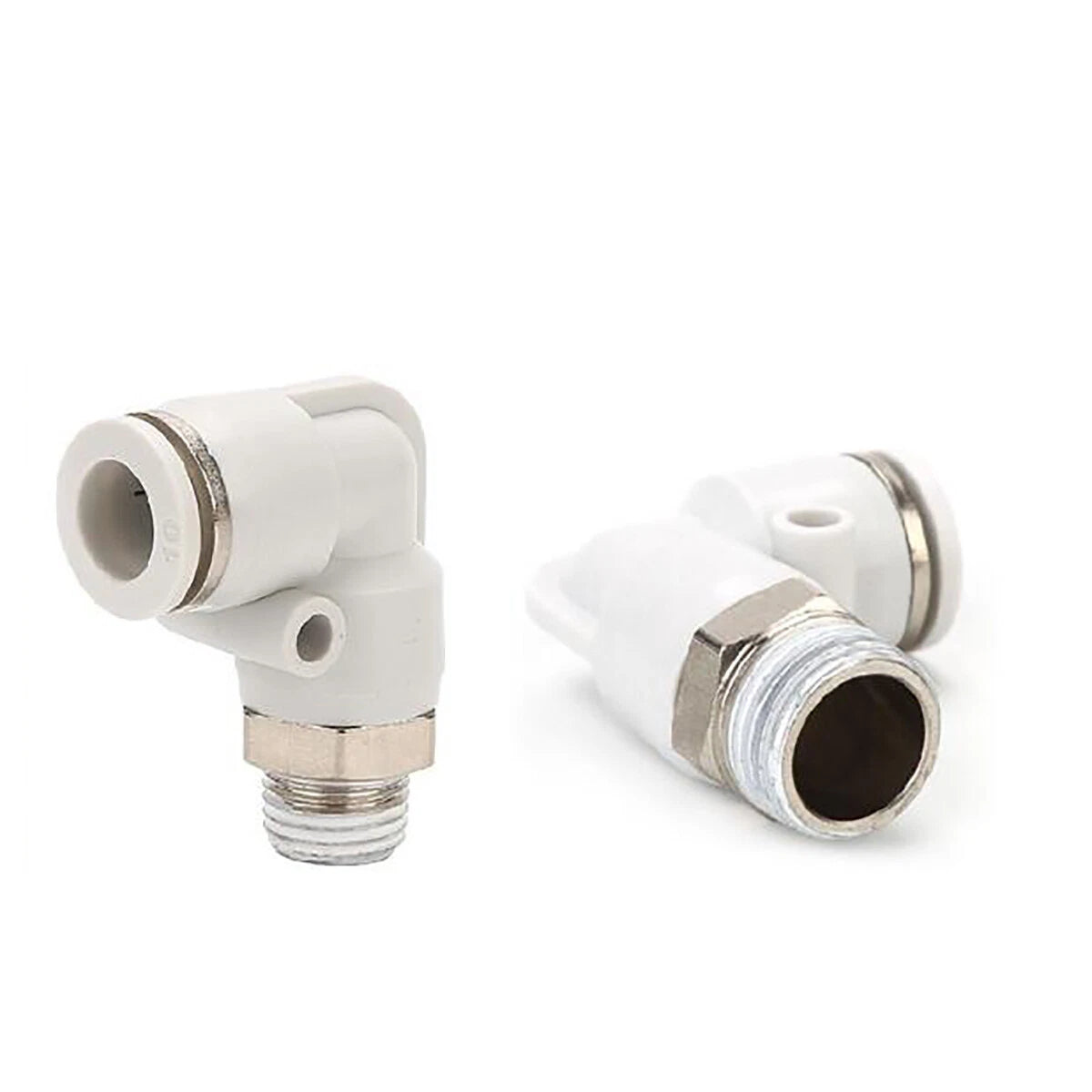 Pneumatic Male 90° Elbow Push-In Fitting | Tube OD 4–16mm Air Hose Connector