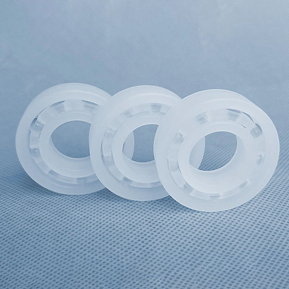Bore 3mm-50mm PP Plastic Deep Groove Ball Bearings Polypropylene Anti-Corrosive
