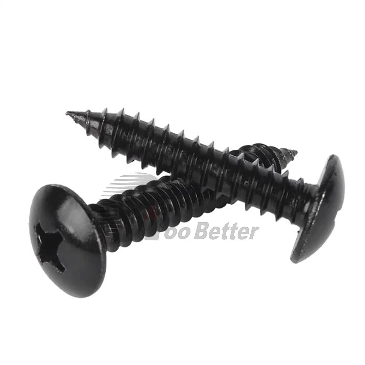 Phillips Truss Head Self Tapping Screws – Black 304 Stainless Steel, M3 M4 M5 M6
