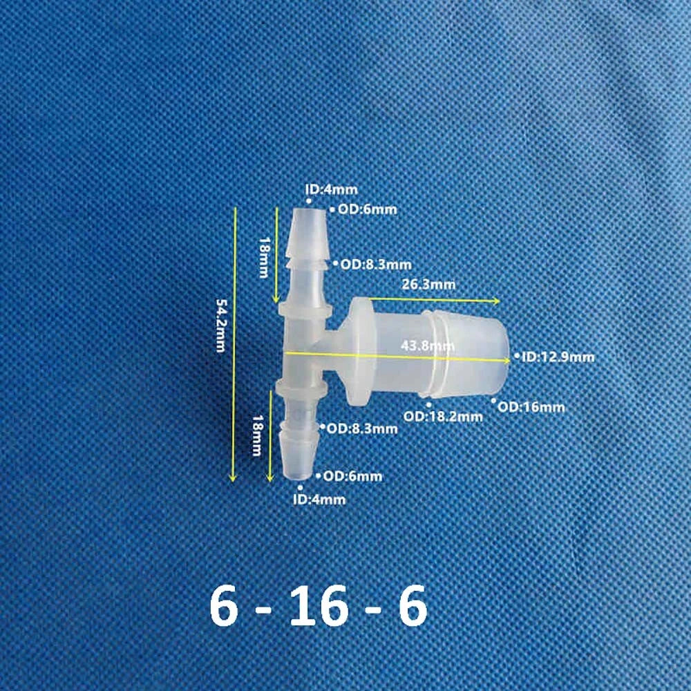 Plastic Barbed Hose Connectors — T-Piece, Elbow & Straight Fittings for Air & Water Lines