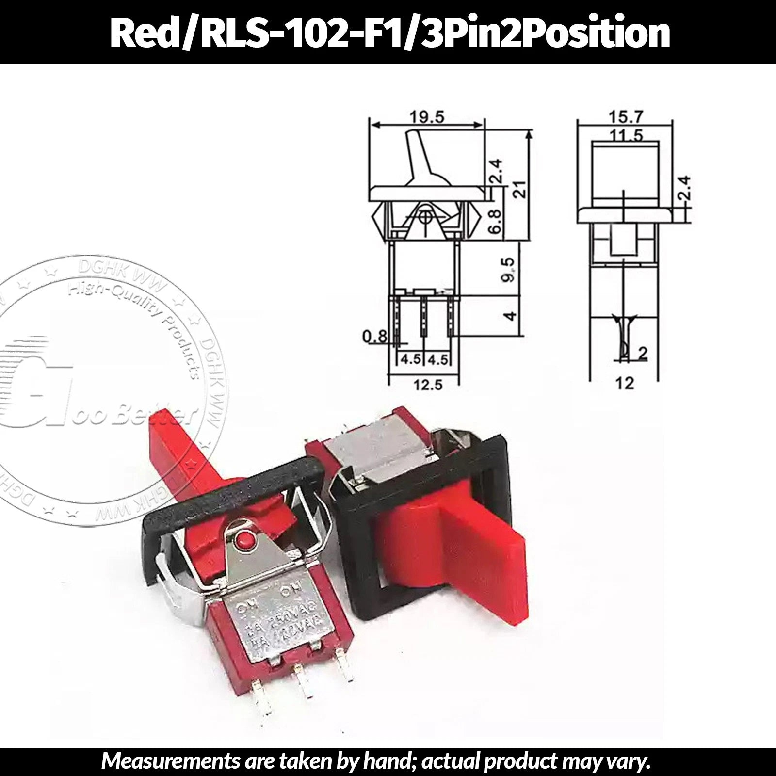 Miniature Toggle Switch — SPST/SPDT, 2–12 Pin, MTS/E-TEN/RLS Series, 79 Types