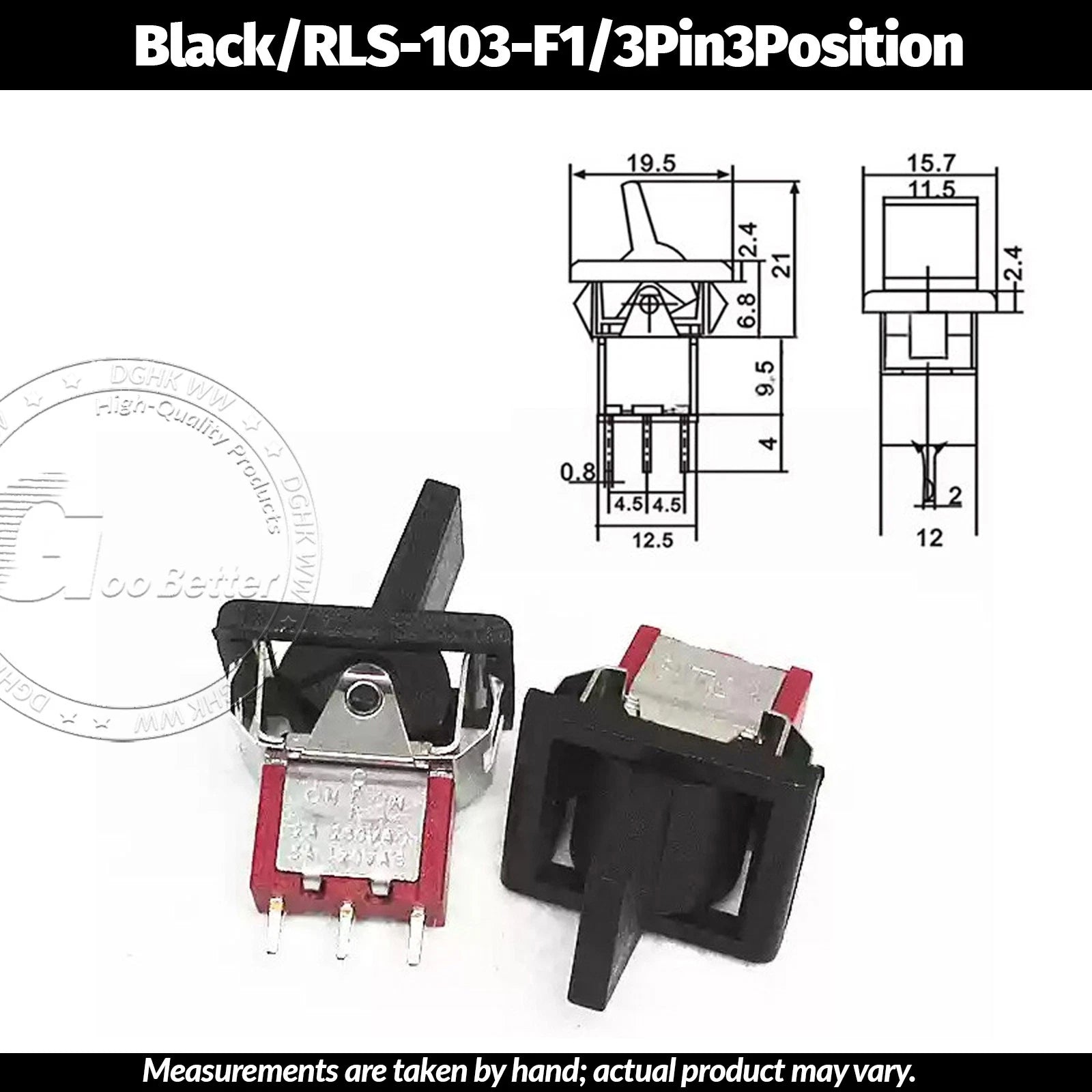 Miniature Toggle Switch — SPST/SPDT, 2–12 Pin, MTS/E-TEN/RLS Series, 79 Types